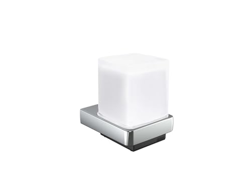emco Trend Akku Seifenspender mit Sensor zur Wandmontage in Chrom | Flüssigseifenspender automatisch mit Batterien für Bad & Gäste WC von Emco