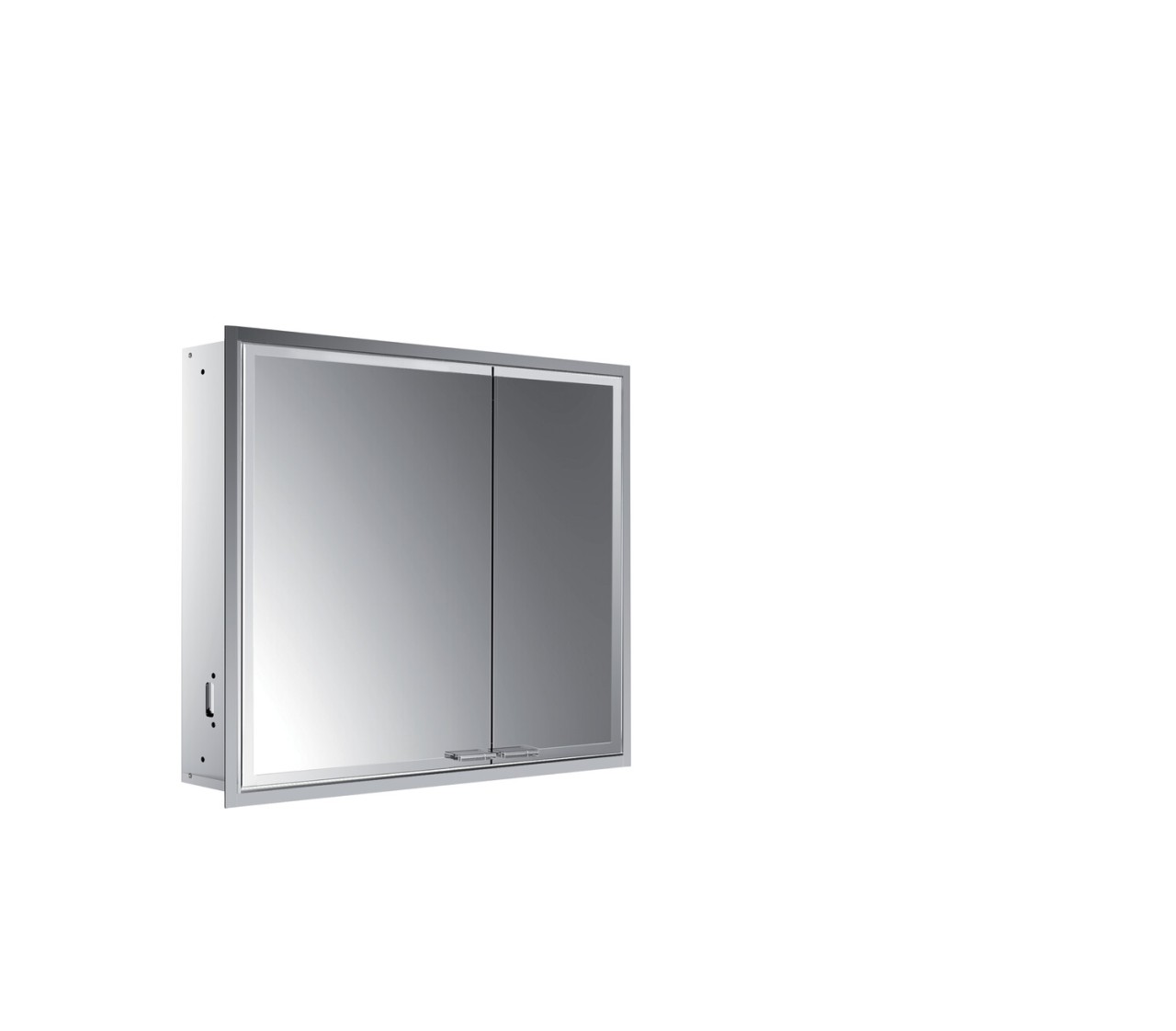 emco asis LED-Spiegelschrank Prestige 2 Unterputz, 815 mm, breite Tür links X, 989708103 989708103 von Emco
