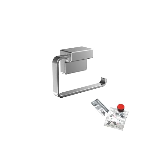 emco cue Toilettenpapierhalter Bundle bestehend aus Toilettenpapierhalter ohne Deckel und Klebe-Set, 010-8703 emco cue Toilettenpapierhalter Bundle bestehend aus Toilettenpapierhalter ohne Deckel und Klebe-Set, 010-8703 von Emco