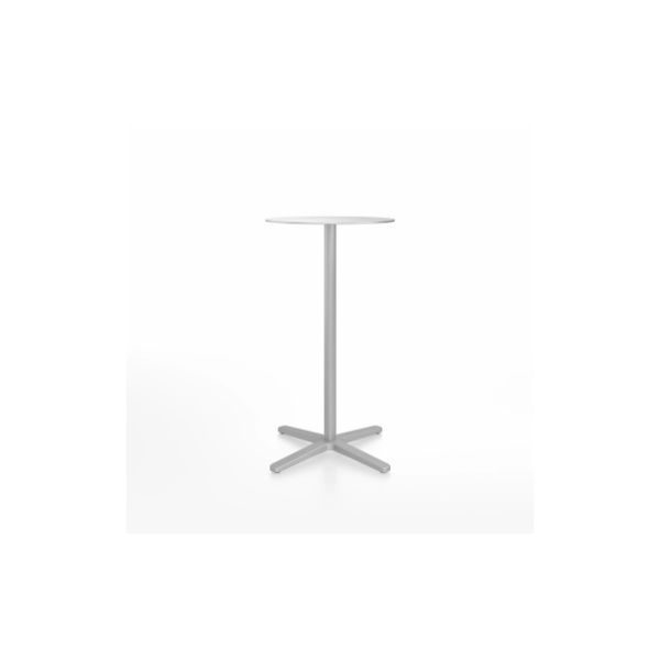 Runder Bistrotisch aus Aluminium 1 Inch, Emeco von Emeco