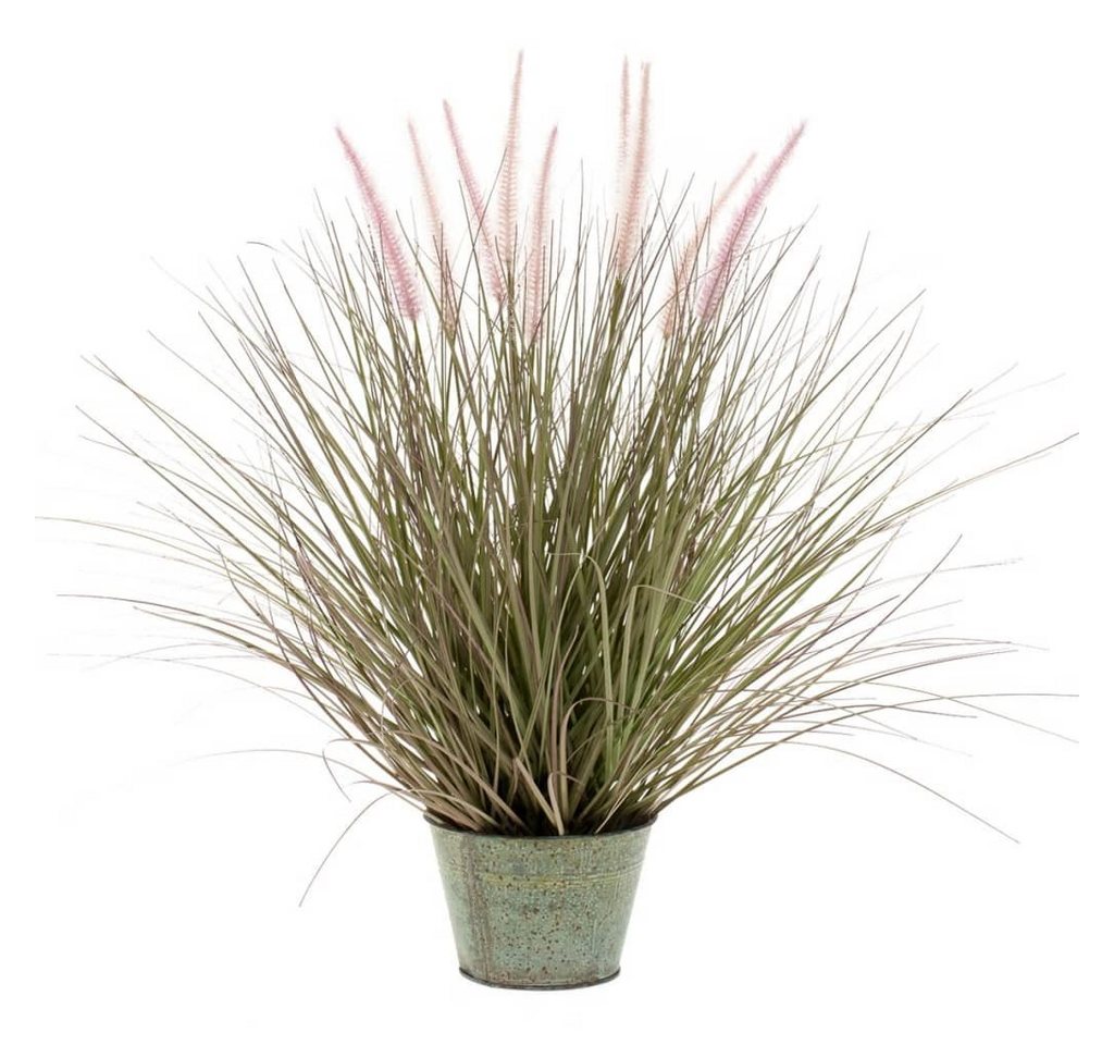 Kunstrasen Künstliches Pennisetum Lampenputzergras Grün 71 cm 418155, Emerald, Höhe: 71 mm von Emerald