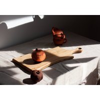Großes Rustikales Brett - Käsebrett Brotbrett Serviertablett Schneidebrett Vorspeisenbrett Servierbrett von EmeraldRabbitStore