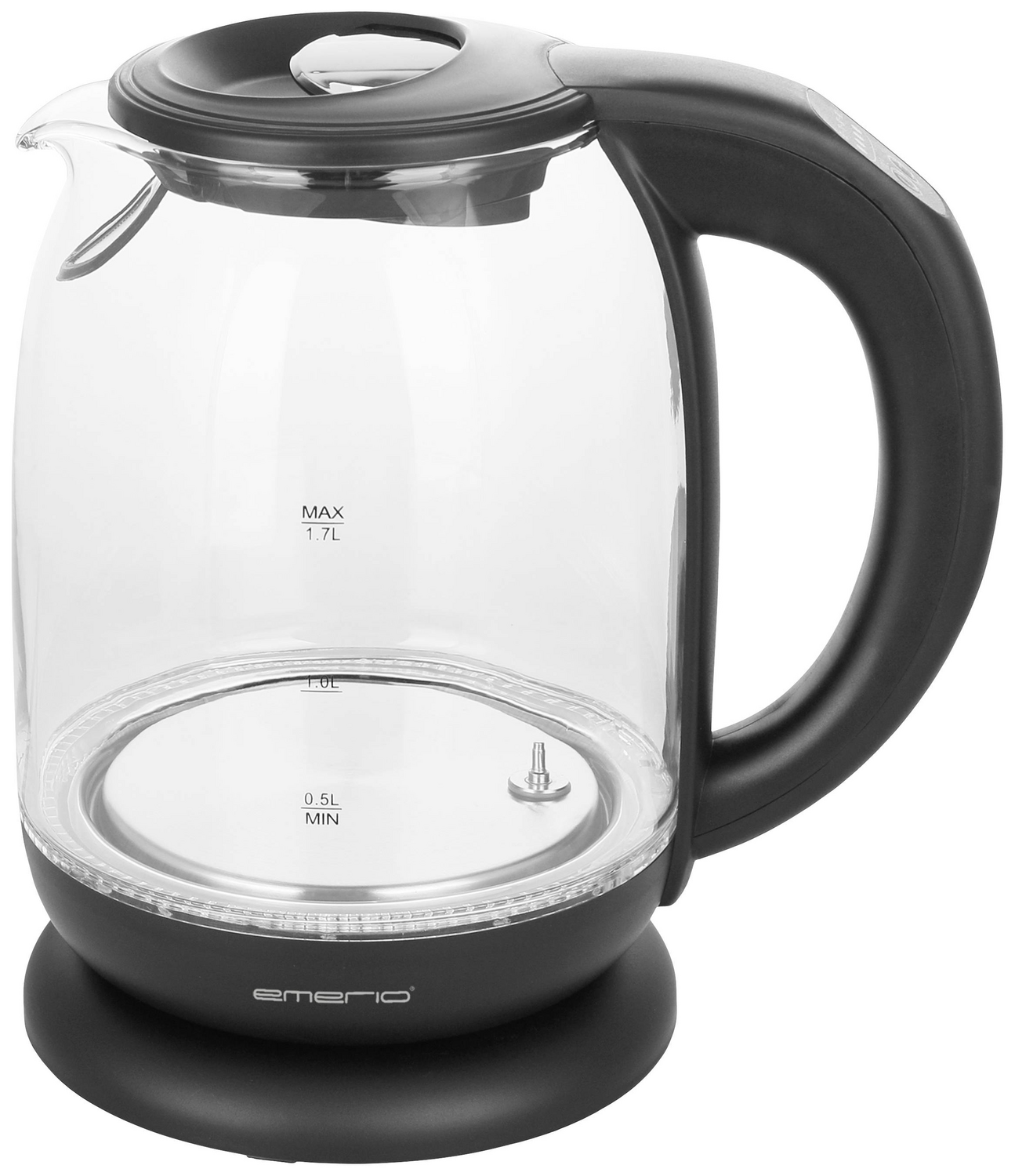 Emerio Wasserkocher Kocher Edelstahl Glas Schnurlos 1.7 L 2200 W Küchengerät B-Ware Emerio Wasserkocher Kocher Edelstahl Glas Schnurlos 1.7 L 2200 W Küchengerät B-Ware von Emerio
