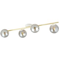 Deckenlampe Kugel Schirme Glas Metall 100 cm lang Deckenlampe Kugel Schirme Glas Metall 100 cm lang von Emibig