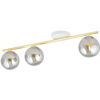 Deckenlampe Rauchglas Metall 80 cm 3-flammig E14 Deckenlampe Rauchglas Metall 80 cm 3-flammig E14 von Emibig