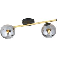Deckenlampe Schwarz Grau Gold 55 cm klein von Emibig