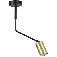 Deckenleuchte Schwarz Gold verstellbar GU10 Metall von Emibig