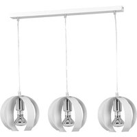 Hängelampe Metall 66cm lang Weiß Esstisch DANI Hängelampe Metall 66cm lang Weiß Esstisch DANI von Emibig