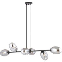 Hängelampe Rauchglas verstellbar 120 cm lang von Emibig