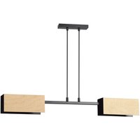 Hängelampe Skandinavisch Holz Metall 2x E27 Wohnzimmer Hängelampe Skandinavisch Holz Metall 2x E27 Wohnzimmer von Emibig