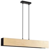 Hängelampe verstellbar Holz Metall Skandinavisch 3x E27 Hängelampe verstellbar Holz Metall Skandinavisch 3x E27 von Emibig