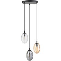 Hängeleuchte Rauchglas 3-flammig E14 Ø 40 cm CARLU Hängeleuchte Rauchglas 3-flammig E14 Ø 40 cm CARLU von Emibig