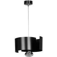 Pendellampe Schwarz Metall Design Modern E27 von Emibig