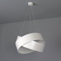 Pendelleuchte Weiß Metall Design höhenverstellbar von Emibig