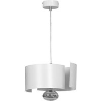 Pendelleuchte Weiß Metall höhenverstellbar E27 von Emibig