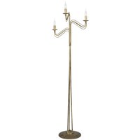 Stehlampe Gold Antik 162cm Rustikal 3-flammig E14 von Emibig