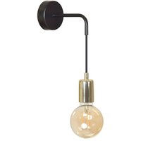 Wandlampe Retro Schwarz verstellbar Pendelarm Küche von Emibig