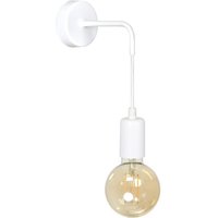Wandlampe Weiß verstellbar Retro für E27 Wandleuchte Wandlampe Weiß verstellbar Retro für E27 Wandleuchte von Emibig