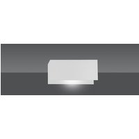 Wandleuchte Weiß Metall E27 24 cm breit Modern von Emibig