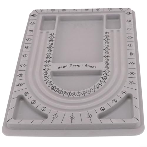 1 x professionelle Schmuck-Design-Perlenablage, hilft beim Basteln von Halsketten mit Längenkontrolle und Positionierung von Emiif