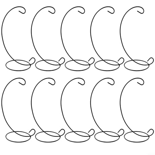 10 Stück Ornament Display Ständer Halter Eisen Hängende Ständer Rack Halter zum Aufhängen Glas Globus Luft Pflanze Terrarium Hexe Kugel Kugel und Weihnachten Ornament von Emiif