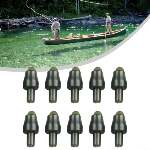 1024 Stück Angelvorrichtung, Inline-Schnellwechsel-Anschluss-Perlen, effiziente Hakenlängenänderung für alle Angler (10 Stück) von Emiif