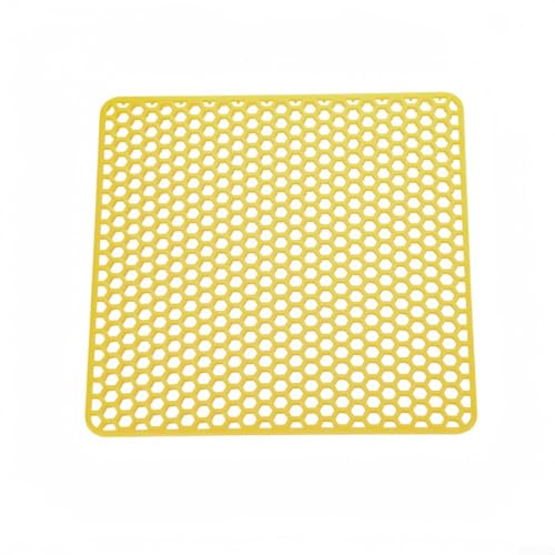 30 cm Silikon-Küchenspüle-Matte Spülbeckenschutz mit schnell trocknendem Design zum Geschirrtrocknen und Schutz der Küche (gelb) von Emiif