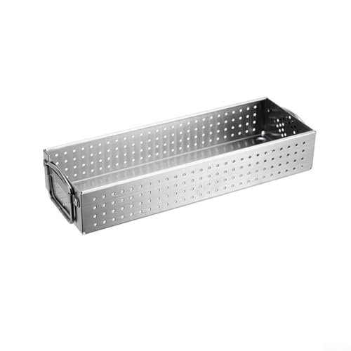 304 Edelstahl-Utensilien-Trockengestell für Essstäbchen, Löffel und Gabeln, platzsparende Aufbewahrungslösung für Ihre Küche (L) von Emiif