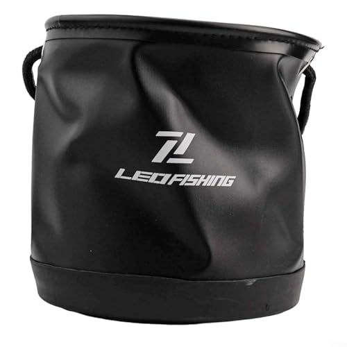 4 5L EVA Angeleimer mit leicht zu reinigendem Design für Outdoor-Abenteuer (schwarz) von Emiif