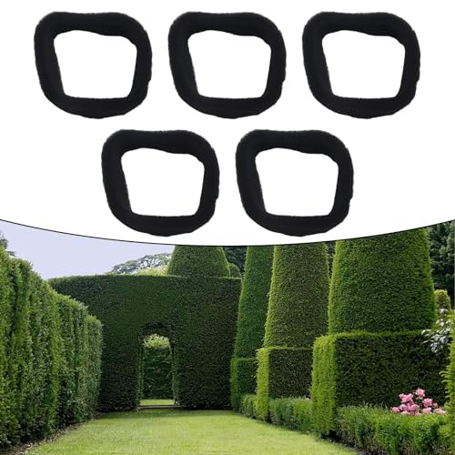 5 Stück Luftfilter passend für verschiedene Rasentrimmer, 50 mm x 43 mm, Luftfilter, passend für verschiedene Rasentrimmer von Emiif