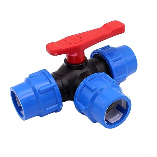 50MM PE 3-Wege-Kugelhahn, schnelles Verbindungs-Rohr-Ventil-Typ Wasser-Rohr-Splitte schließen Ventil an 50MM PE 3-Wege-Kugelhahn, schnelles Verbindungs-Rohr-Ventil-Typ Wasser-Rohr-Splitte schließen Ventil an von Emiif