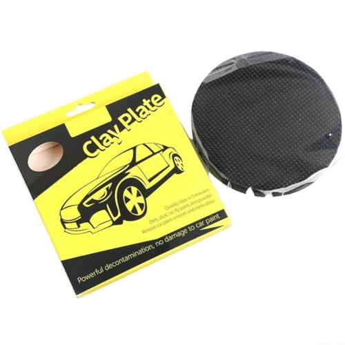 Auto Glasreiniger Set mit Vulkanschlamm Ton Tuch zur effektiven Entfernung von Rost, Asphalt, Staub und starker Verschmutzung (Geschirr) von Emiif