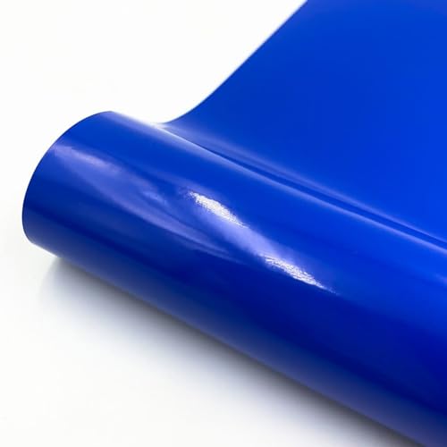 Bastelvinyl für DIY-Dekor, perfekt für die Herstellung personalisierter Aufkleber und Aufkleber für Wände, Autos und mehr (30 cm x 25 cm, blau) von Emiif