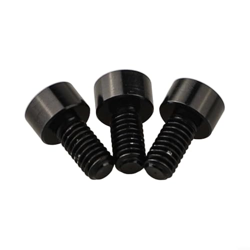 Die perfekte Verbesserung Ihrer E-Gitarre mit diesen essentiellen drei Tremolo-Schraubschlössern (schwarz) von Emiif