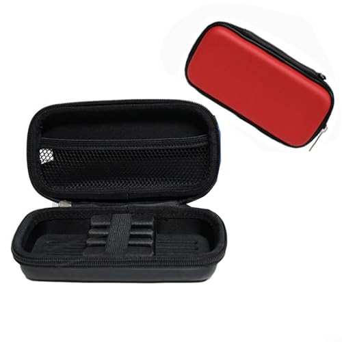 EVA-Dart-Halter mit leicht zugänglichen Taschen, perfekt für die Aufbewahrung von Darts und Zubehör (rot) von Emiif