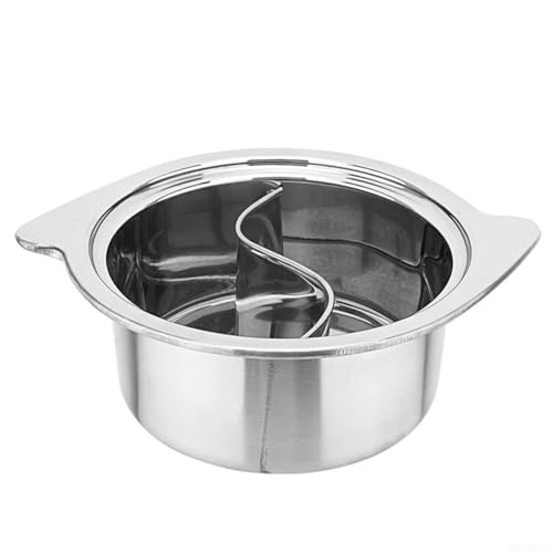 Edelstahl-Kochtopf mit effizienter Wärmeverteilung, perfekt für Eintöpfe, Nudeln und Lebensmittelaufbewahrung (B 16 cm) von Emiif