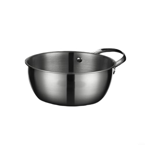 Edelstahl-Rührschüssel-Set zum Kochen und Backen von Lebensmittelaufbewahrungs- und Servierschüsseln (16 cm) von Emiif