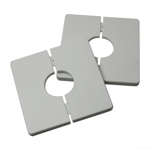 Effiziente Abdeckung für quadratische Wandöffnungen, geeignet für Drähte und Rohre (22 mm) von Emiif