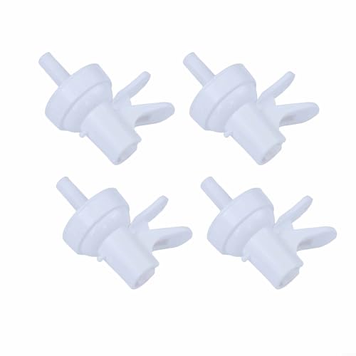 Emiif 4 Stück Wasserspender Wasserflasche Pumpe Ventil Wasserhahn für 5L Flasche Krug Kunststoff Zapfhahn 45mm Durchmesser Home Office Camping Ersatz Wasserhahn Auslaufwerkzeug Kit von Emiif