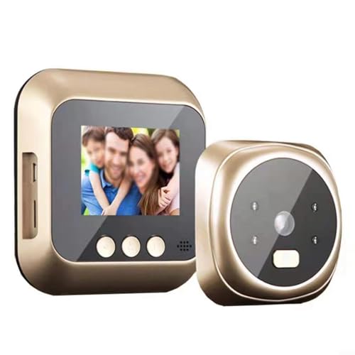 Emiif Digitale Türklingel mit Türklingel, 6,1 cm (2,4 Zoll), LCD-Bildschirm für den Innenbereich, Lithium-Akku von Emiif
