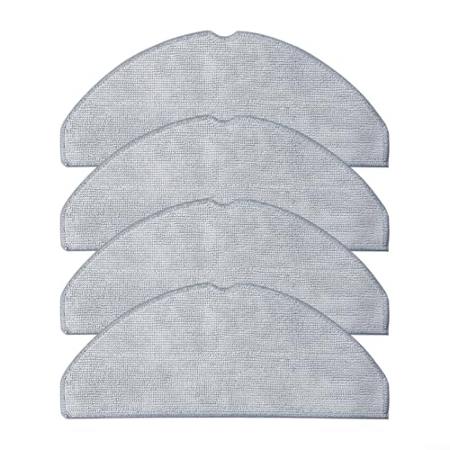 Emiif Mikrofaser Tuch Ersatzteile für Roborock für Q7 M5+ für Q7 TF+ für Q7 L5+ für Q7B für Q7T+Roboter Staubsauger Mopp Tuch Wischmopp Pad (4 PACK) von Emiif