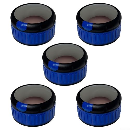 Emiif Ofen-Zubehör-Set mit fünf Nylon-Einstellknöpfen, kompatibel mit häufig verwendeten 58-mm-Schaltergrößen (blau) von Emiif