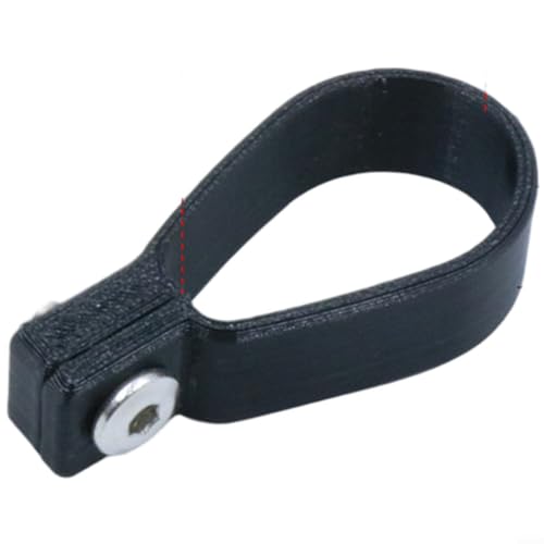 Emiif Rennnummernhalterung aus Kohlefaser für SL6/7/8-Rahmen-Rennräder mit Befestigungsklemmen (C) von Emiif