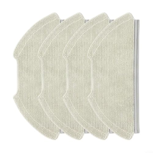 Emiif Roboter-Staubsaugertuch für Airrobo für T20 für FIXR Staubsauger, Zubehör-Set, Mikrofasertuch, Reinigungs-Wischlappen (4 Stück) von Emiif