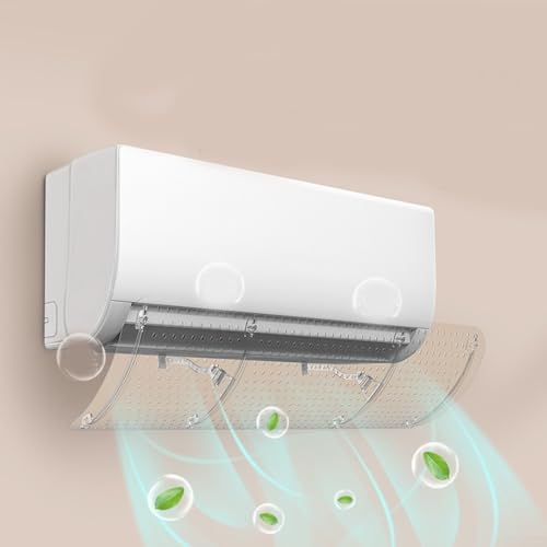 Emiif Windschutz für Klimaanlagen, Luftstrom, für Wandmontage, 60–90 cm von Emiif