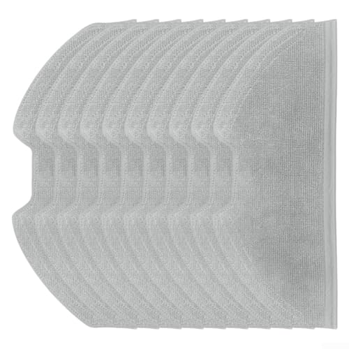 Emiif Wischmopp-Pads für 8Pro Serie X8Pro-SES Roboter-Staubsauger, waschbar und wiederverwendbar, 10 Stück von Emiif