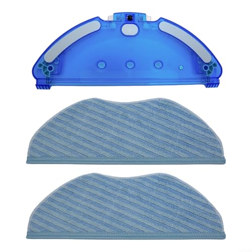 Emiif Wischmopphalterung und Wischmopp-Pads Ersatz-Set für X-Plorer Serie 95 RR7947 RG7975 RG7987 Roboterstaubsauger Ersatzteile Mikrofasermaterial (B) von Emiif