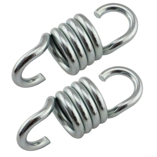 Federstahl-Schaukelfederaufhänger, 7 mm Durchmesser, robuste Haken zur Aufhängung von Stühlen, Bänken, Hängematten, Deckenhalterung mit stabiler Aufhängung (2 Stück) von Emiif