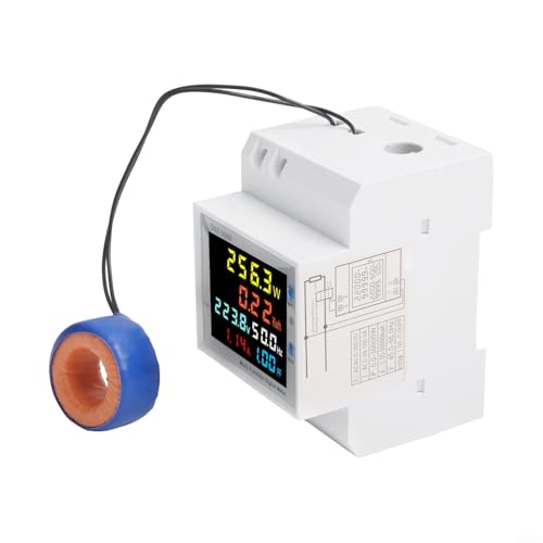 Intelligenter WLAN-Stromzähler mit LCD-Bildschirm für einfaches Ablesen der elektrischen Parameter jederzeit und überall (externer Typ) von Emiif