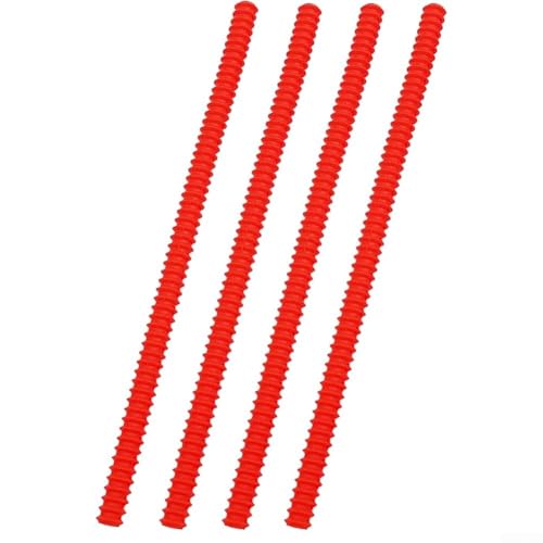Kantenschutz aus Silikon für Backöfen und mehr, ein Muss für die Küche, Sicherheitszubehör (rot) von Emiif